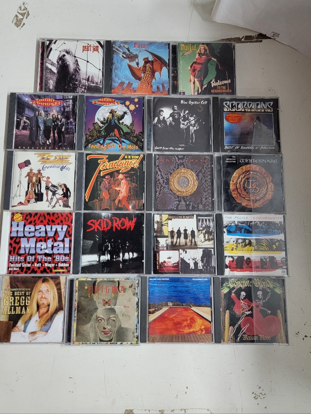 Assorted Rock CD Collection -